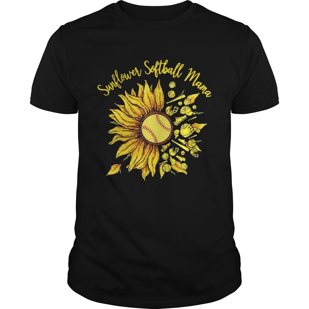 Sunflower Softball mama shirt