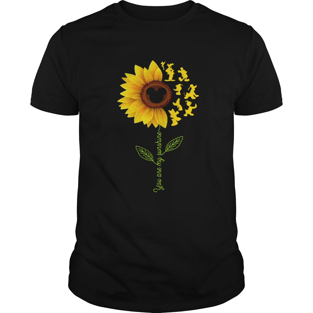 Sunflower you are my sunshine Disney shirt