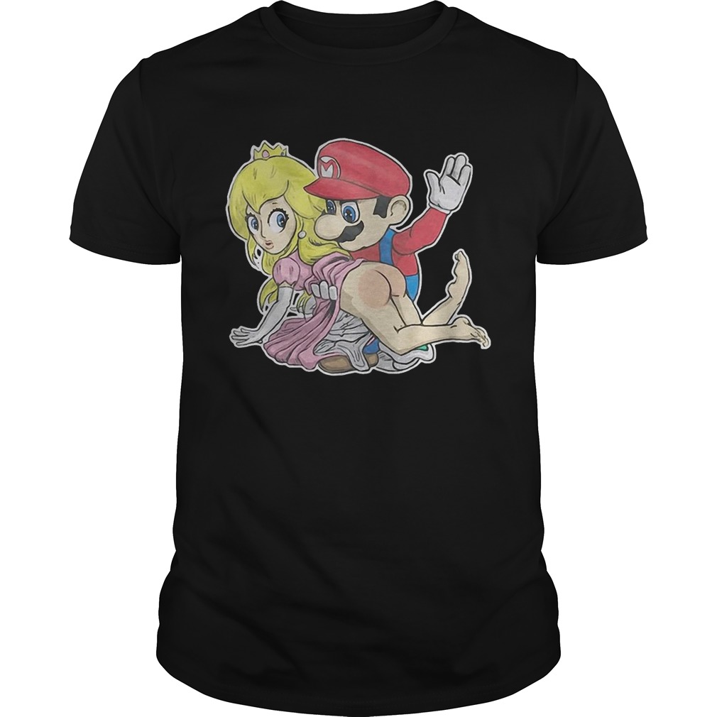Super Mario spank princess butt shirt