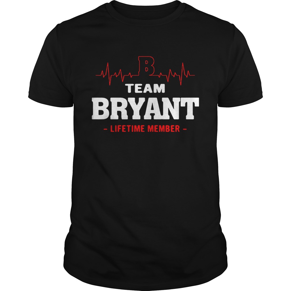 Team Bryant lifetime member shirt