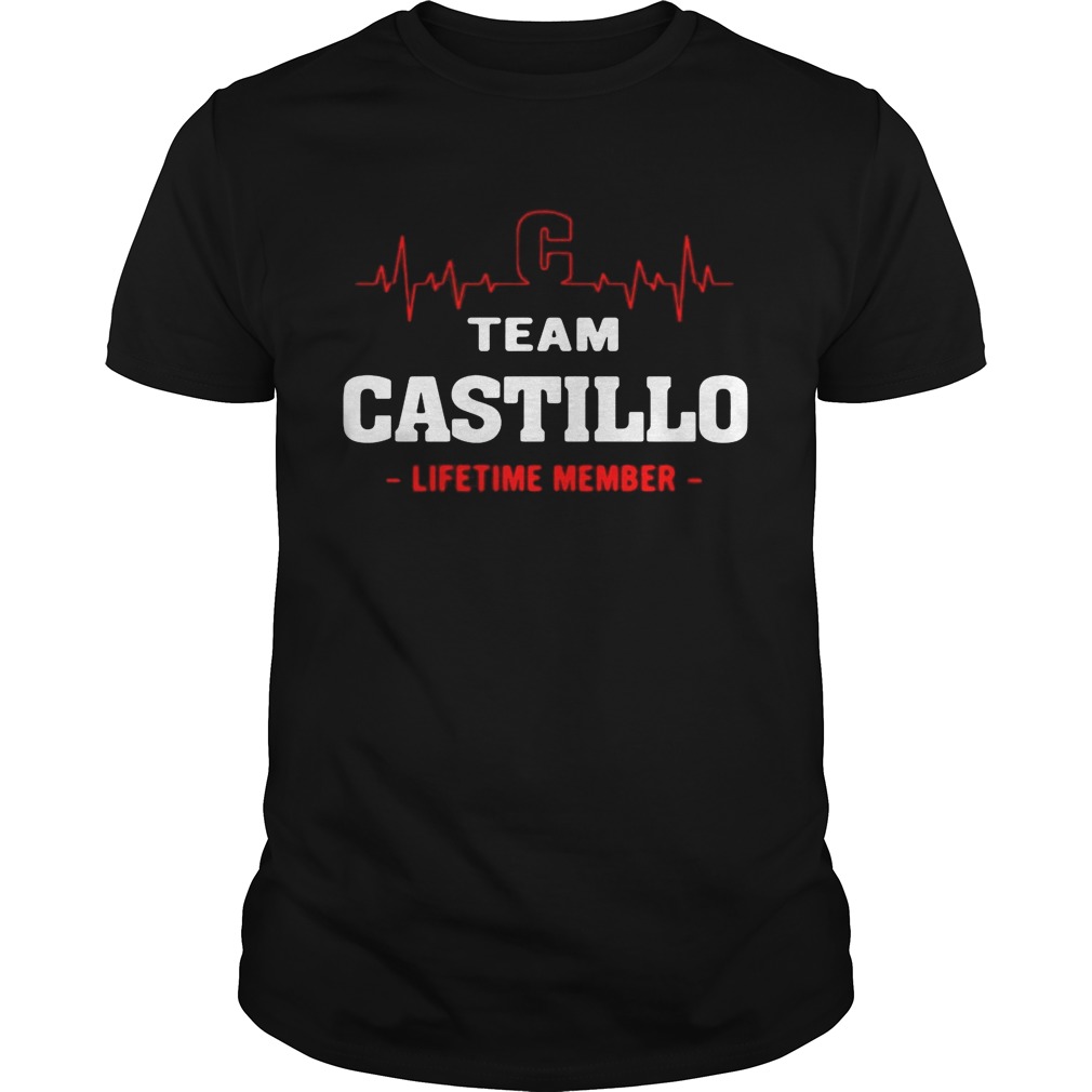 Team Castillo lifetime member shirt