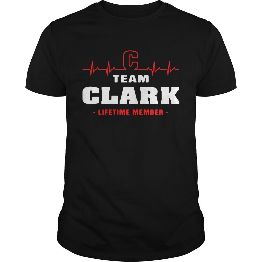 Team Clark lifetime member shirt