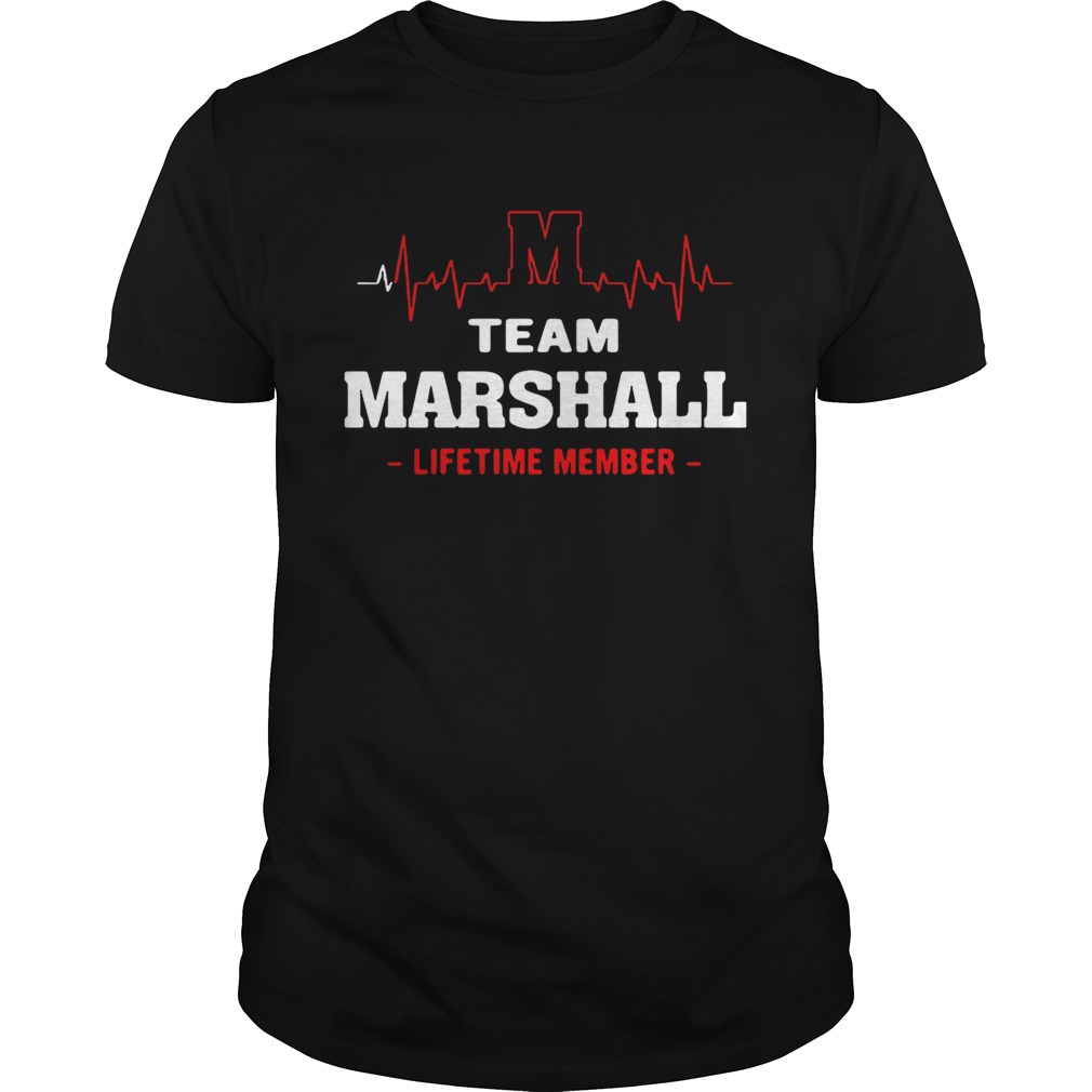Team Marshall lifetime member shirt