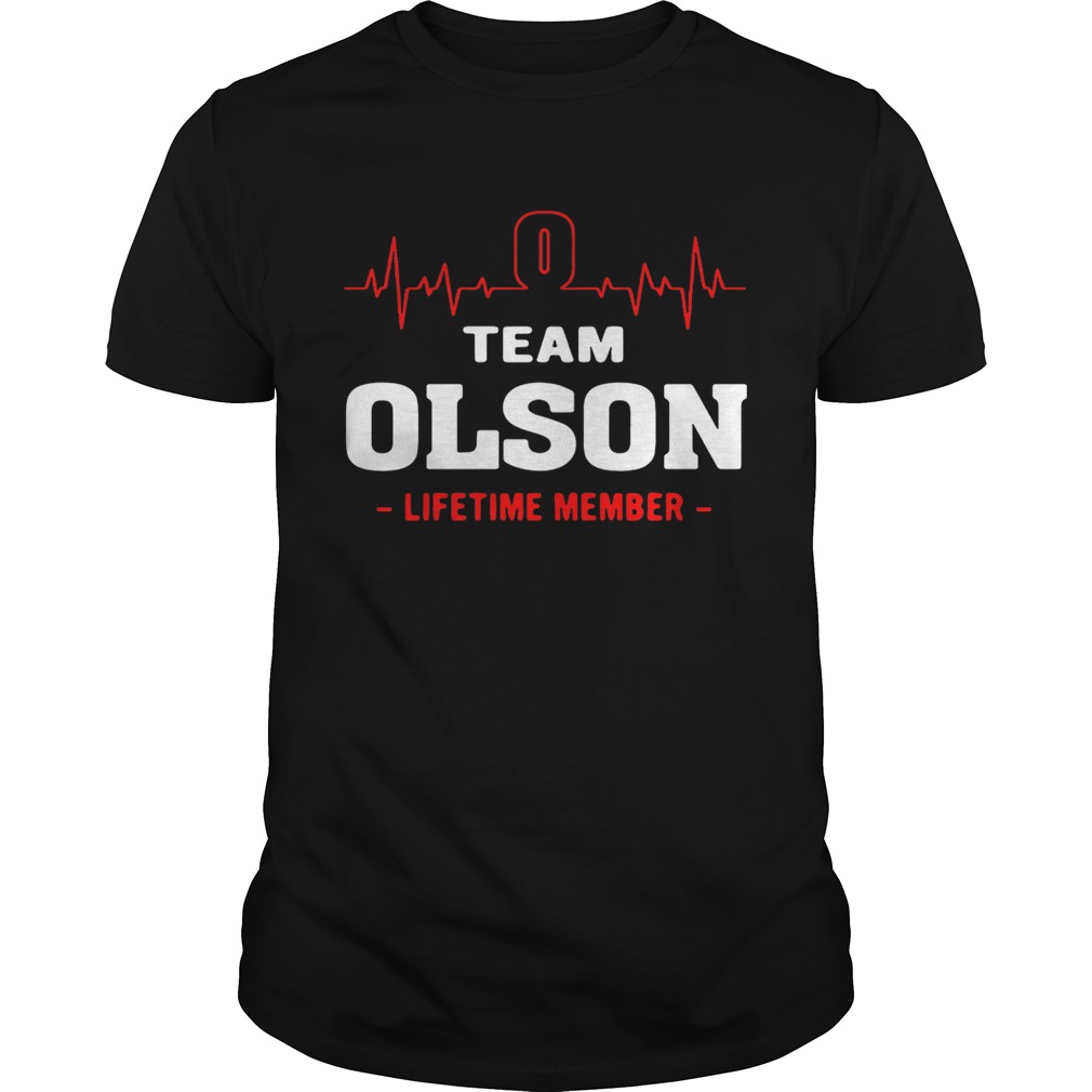 Team Olson lifetime member shirt