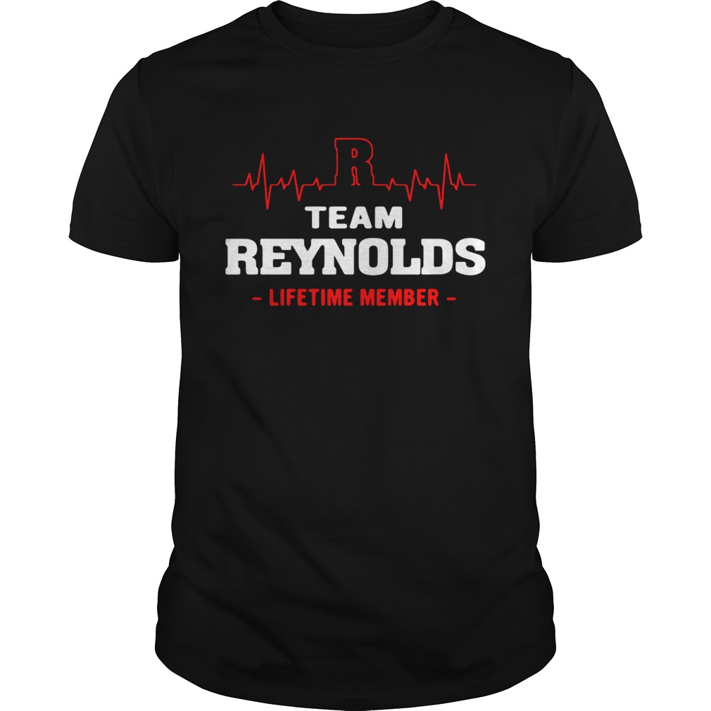 Team Reynolds lifetime member shirt