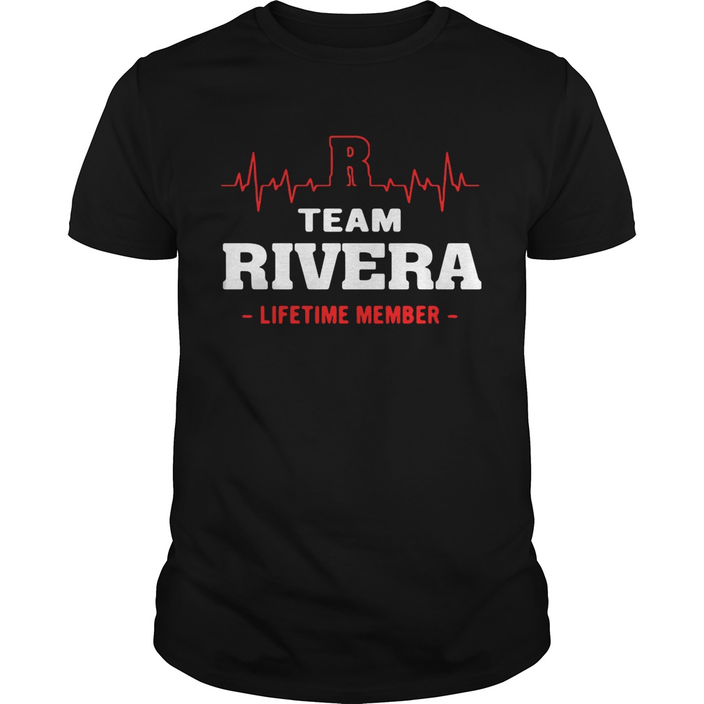 Team Rivera lifetime member shirt