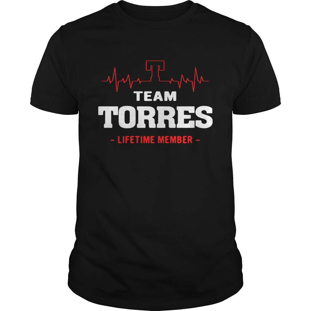 Team Torres lifetime member shirt
