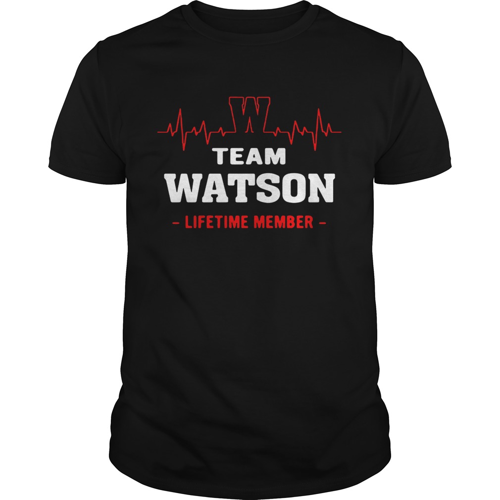 Team Watson lifetime member shirt