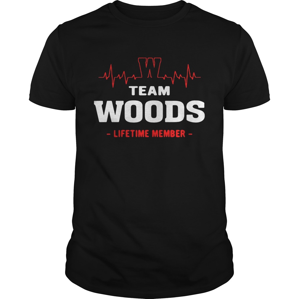 Team Woods lifetime member shirt