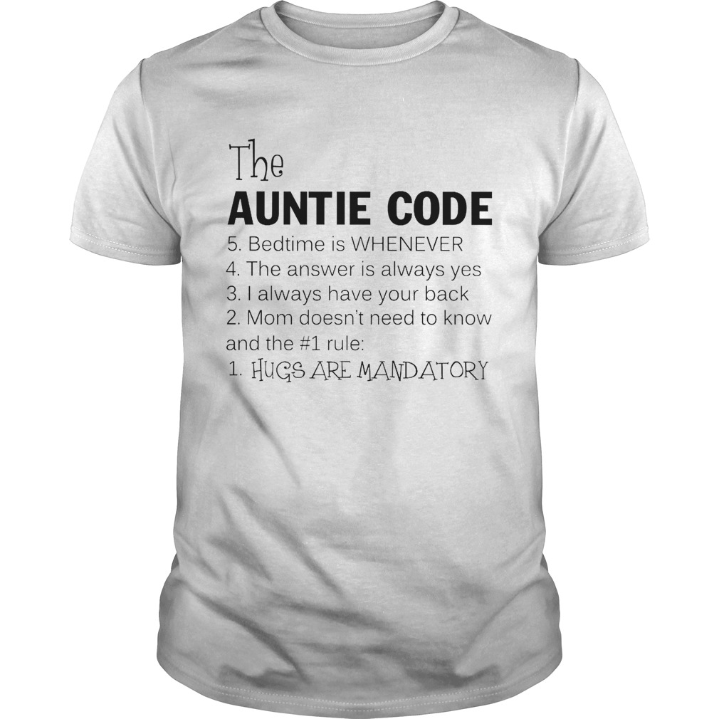 The auntie code shirt