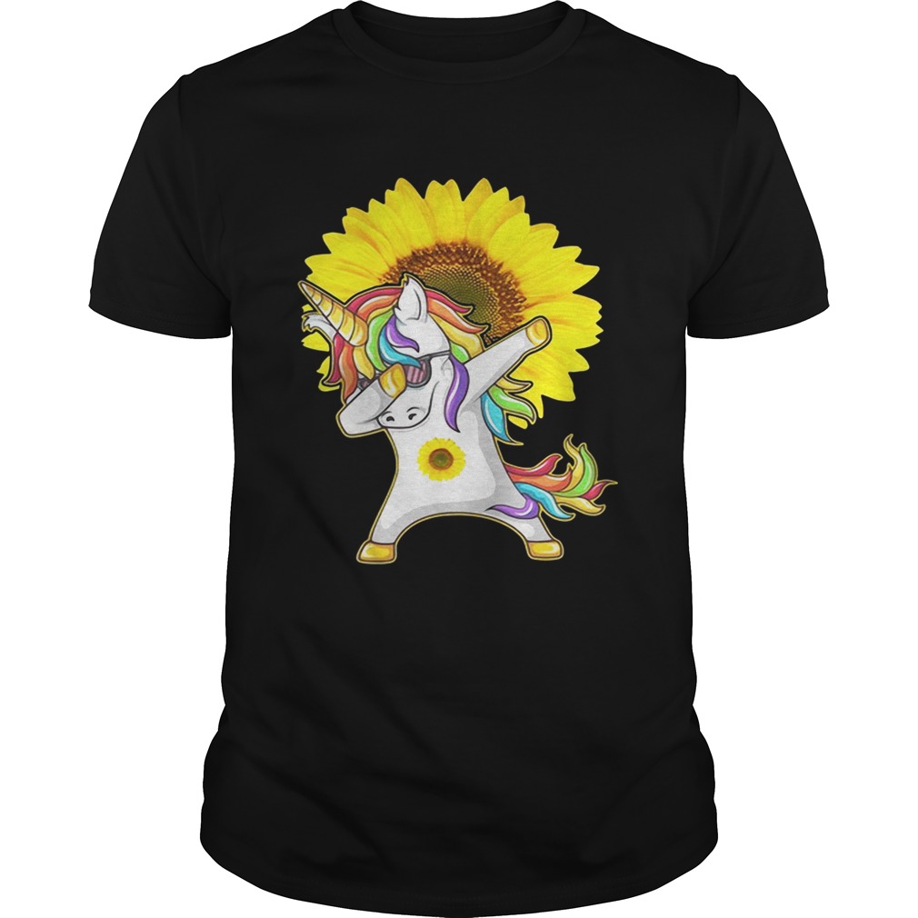 Unicorn sunflower tshirt