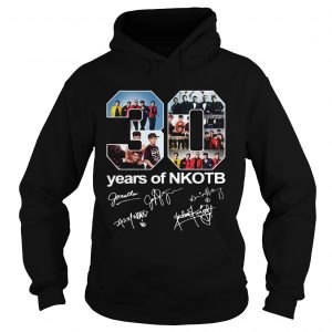 Hoodie 30 Years Of NKOTB Signatures Shirt