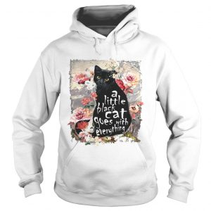 Hoodie A little back cat goes with everything shirt