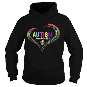 Hoodie Autism Awareness April World Heart Shirt