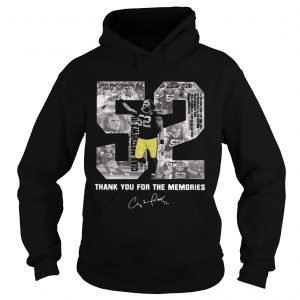 Hoodie Buy Clay Matthews 52 Thank You For The Memories shirt