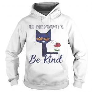 Hoodie Cat Take every opportunity be kind shirt