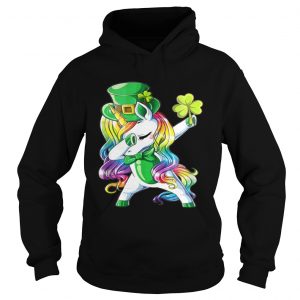 Hoodie Dabbing unicorn Irish St Patricks shirt