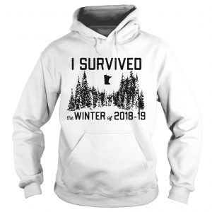 Hoodie I survived the winter of 2018 19 shirt