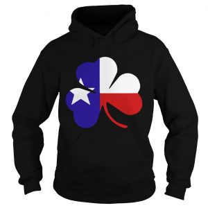 Hoodie Irish Texas Flag Shamrock St Patricks TShirt