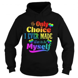 Hoodie LGBT the only choice I ever made was to by myself shirt