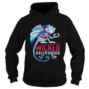 Hoodie Monkey Wicked Deliveries we pick up and drop off shirt