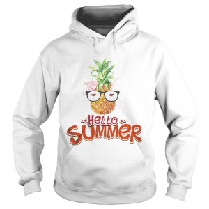Hoodie Pineapple hello summer wine shirt