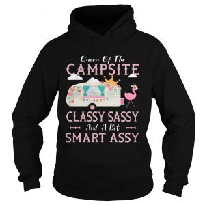Hoodie Queen Of The Campsite Classy Sassy And A Bit Smart Assy TShirt