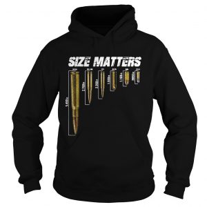 Hoodie Size Matters the size of the bullet shirt