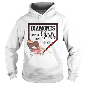 Hoodie Softball Diamonds are a girls best friend shirt