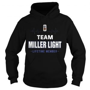 Hoodie Team Miller Light lifetime member Shirt