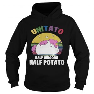 Hoodie Unitato half unicorn half potato shirt