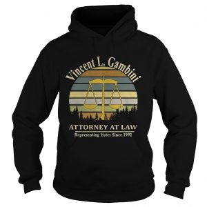 Hoodie Vincent L Gambini Attorney At Law Representing Yutes Since 1992 sunset shirt