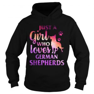 Just A Girl Who Loves German Shepherd Colorful Gift Hoodie