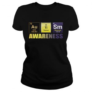 Ladies Tee Autism Awareness Elements Gift TShirt