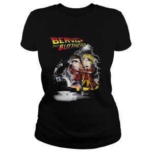 Ladies Tee Beavis and Butthead back to the future shirt
