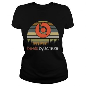 Ladies Tee Beets By Schrute sunset shirt