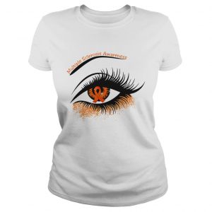 Ladies Tee Cancer multiple sclerosis awareness in the eye shirt
