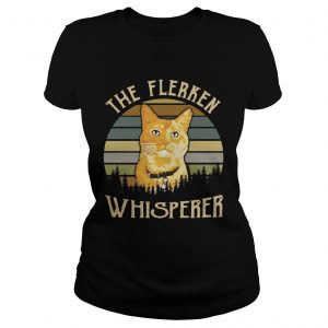 Ladies Tee Cat the Flerken Whisperer sunset shirt