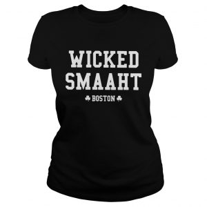 Ladies Tee Celtics Wicked Smaaht Boston Shirt