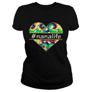 Ladies Tee Colorful heart Nanalife shirt