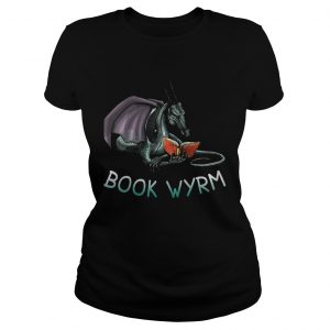 Ladies Tee Dragon Book Wyrm Shirt