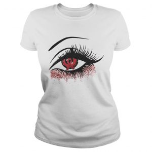 Ladies Tee Eyes Cancer Multiple myeloma shirt