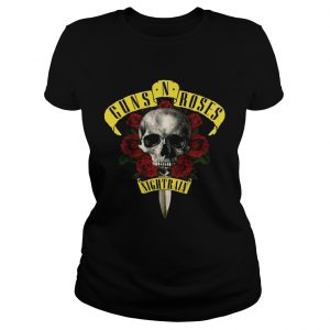 Ladies Tee Guns N Roses Rock Band Nightrain Gift Shirt