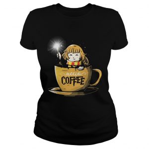 Ladies Tee Hermione Harry Potter Accio Coffee shirt