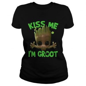 Ladies Tee Kiss me im Groot shirt