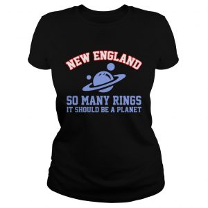 Ladies Tee New England so many rings it should be a planet shirt