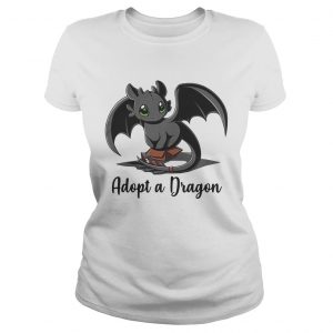 Ladies Tee Night Fury Toothless Adopt a Dragon shirt