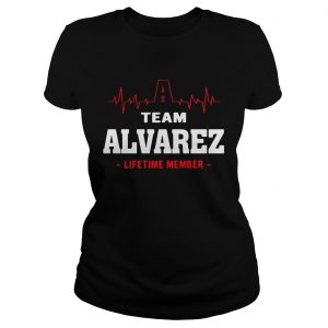 Ladies Tee Team Alvarez lifetime member shirt