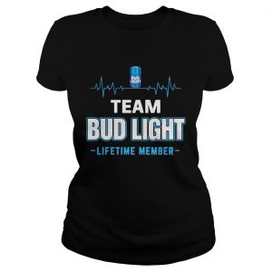 Ladies Tee Team Budlight lifetime member Shirt