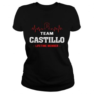 Ladies Tee Team Castillo lifetime member shirt